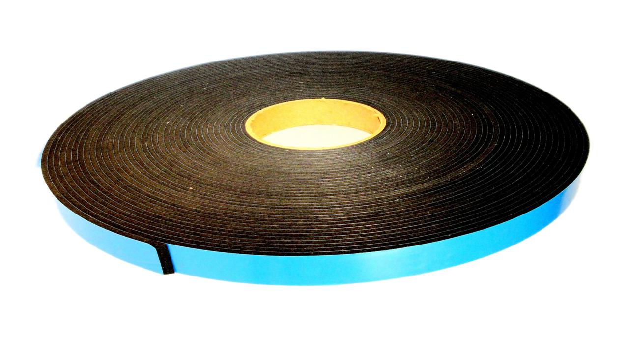 Three Rolls Of Narrow Paper Tape Yellow And Brown Stock Photo
